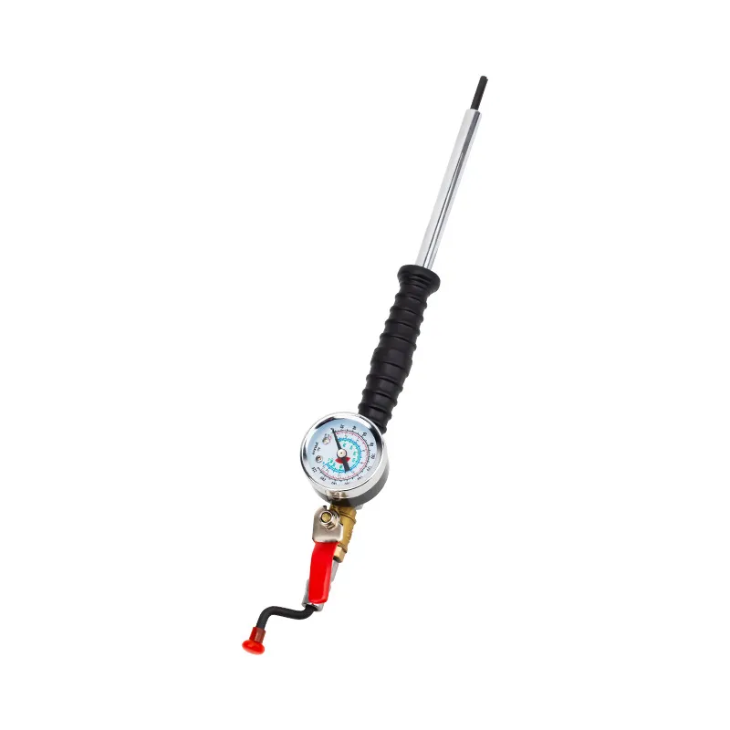 Dual Head Tire Inflator Hose with Air Chuck – Double-Ended Tire Valve Connector for Car, Truck, Motorcycle & Bicycle, Hand Pump Air Compressor Accessory
